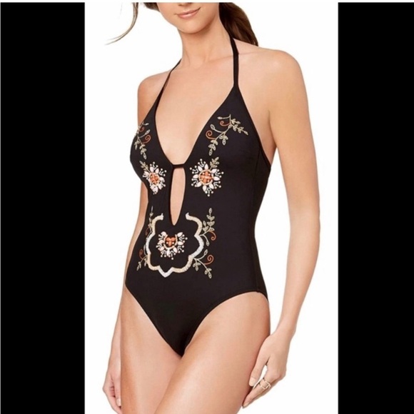 NEW!!! Kenneth Cole Bombay Babe Beaded Plunge. Size M - Picture 1 of 14